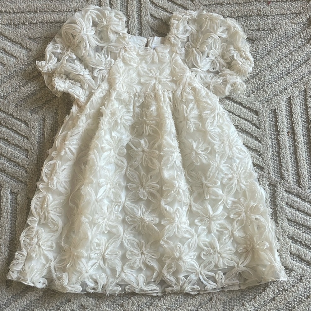 Zara white dress kids